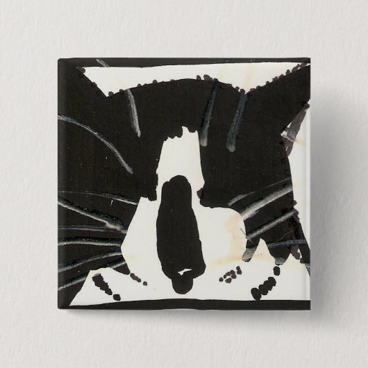 "Maow"ボタン 缶バッジ (正面)