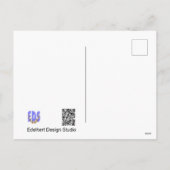 Map Butterfly Collage DIY Postcard シーズンポストカード (裏面)