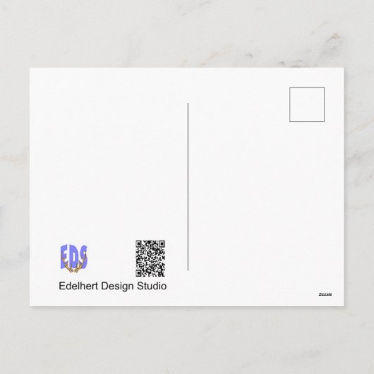 Map Butterfly Collage DIY Postcard シーズンポストカード (裏面)