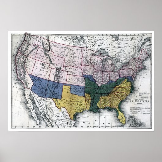 MAP: CIVIL WAR, 1864 ポスター (正面)