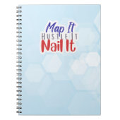 Map It Hustle It Nail It ノートブック (正面)