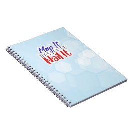 Map It Hustle It Nail It Notebook ノートブック