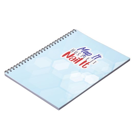 Map It Hustle It Nail It Notebook ノートブック (左側)