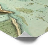 MAP: JAMAICA, 1756 ポスター (角)