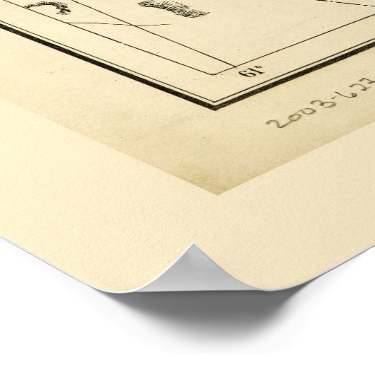 Map of Afghanistan (1878) ポスター (角)