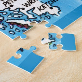 Map of Alaska 20x30 Jigsaw Puzzle ジグソーパズル (側面)