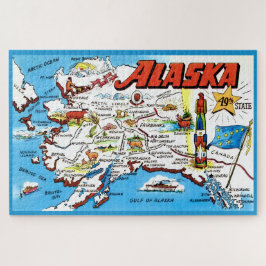 Map of Alaska 20x30 Jigsaw Puzzle ジグソーパズル