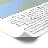 Map of Aruba, Bonaire, and Curaçao 1:500,000 ポスター (角)