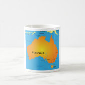 Map Of Australia コーヒーマグカップ (中央)