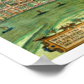 Map of Bremen, from 'Civitates Orbis Terrarum' by ポスター (角)