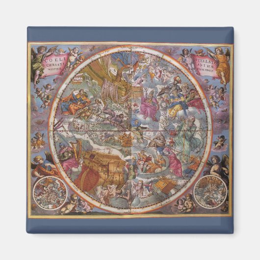Map of Christian Constellations, Southern Skies マグネット (正面)