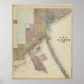 Map of Duluth, St. Louis County, Minnesota ポスター (正面)