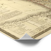 Map of France ポスター (角)