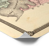 Map of Jefferson County, State of Wisconsin ポスター (角)