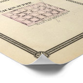 Map of Marquette County & Westfield ポスター (角)