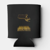 Map of Massachusetts, Gold Map 缶クーラー (裏面)