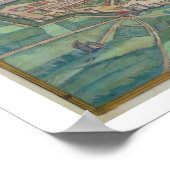 Map of Metz, from 'Civitates Orbis Terrarum' by Ge ポスター (角)