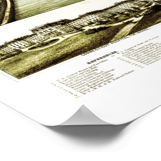 Map of Middletown Connecticut from 1877 ポスター (角)