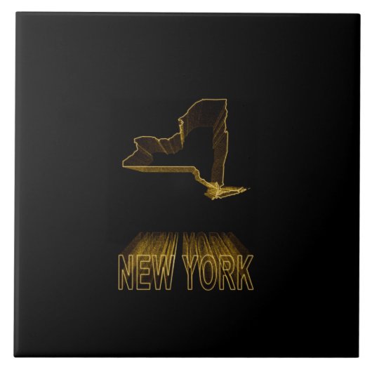 Map of New York, Gold Map タイル (正面)