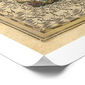 Map of Palestine and Surrounding Areas 1710 ポスター (角)