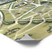 Map of Paris during the period of the Grands ポスター (角)