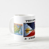 map_of_phi…および米国 コーヒーマグカップ (正面左)