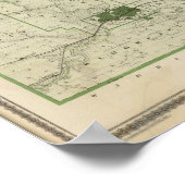 Map of Polk County, State of Iowa ポスター (角)