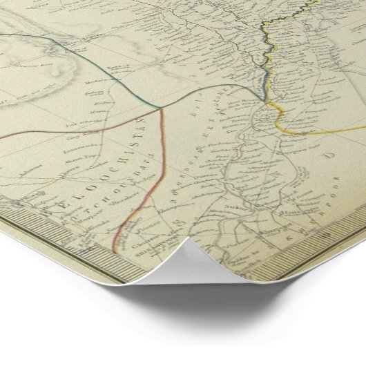 Map of River Systems ポスター (角)