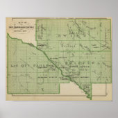 Map of Swift, Minnesota ポスター (正面)