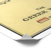 Map of the Ancient Greek World (1899) ポスター (角)