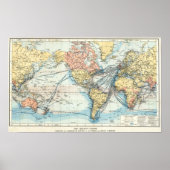 Map of the British Empire ポスター (正面)