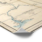 Map of the Oregon Territory 2 ポスター (角)