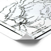 Map of the parts of Europe and Asia ポスター (角)