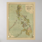 Map of the Philippine Islands (1908) ポスター (正面)