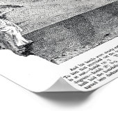 Map of the Square and Stationary Flat Earth ポスター (角)