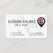 Map of the World | Tropical Island 名刺 (正面)