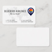 Map of the World | Tropical Island 名刺 (正面/裏面)