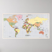 Map of The World with Countries (1987) ポスター (正面)