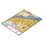 Map of Vacanes、Quebec、Gaspesie （カナダ） ノートブック (左側)
