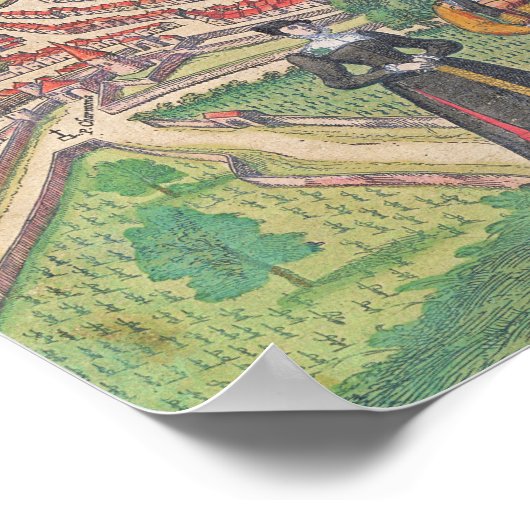 Map of Vienna ポスター (角)