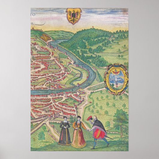 Map of Vienna ポスター (正面)