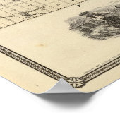 Map of Walworth County, State of Wisconsin ポスター (角)