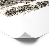 Map of West Medford, Massachusetts in 1897 ポスター (角)