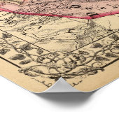 Map of Winfield, West Virginia ポスター (角)