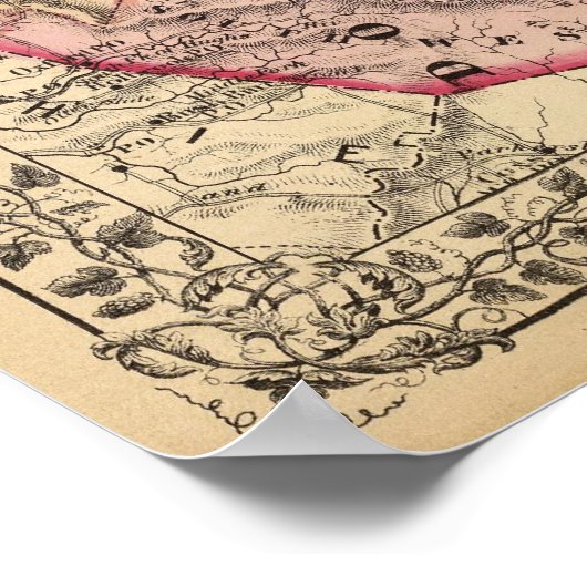 Map of Winfield, West Virginia ポスター (角)