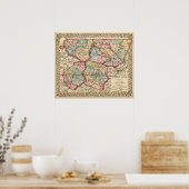 Map of Winfield, West Virginia ポスター (キッチン)