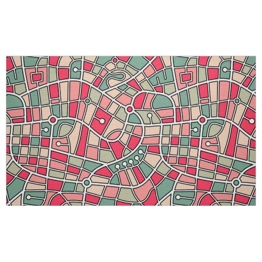 Map Pattern 030520 - カラー02 ファブリック (ファットクウォーター)