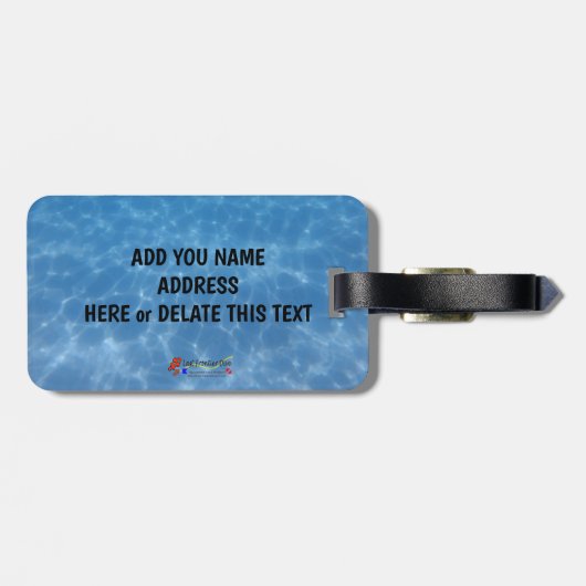 Map puffer ラゲッジタグ (裏面横)