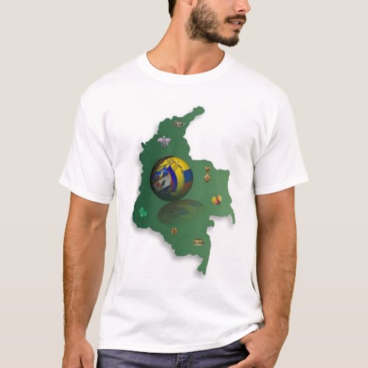 mapa-colombiacolor tシャツ (正面)