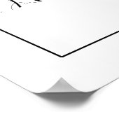 Mapa Da Cidade Braga Estilo Linha Clássico ポスター (角)